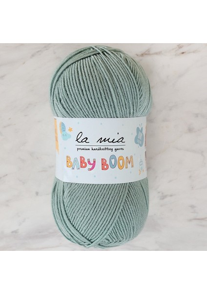 La Mia Baby Boom Yeşil El Örgü Ipi - 493 - 34211