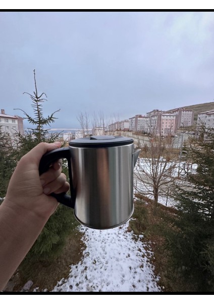 Gri Termostatlı Çaycı, Orta Isıda Tutma Özelliği ile Kullanışlı ve Şık Tasarım modelleri