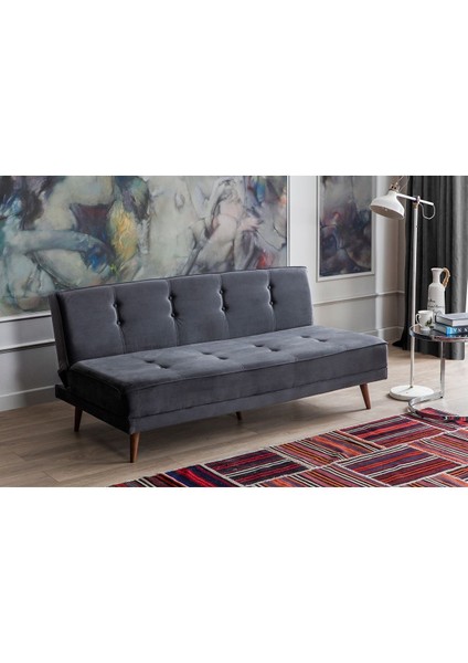 Terro Kolsuz Yataklı Kanepe Antrasit indirimleri