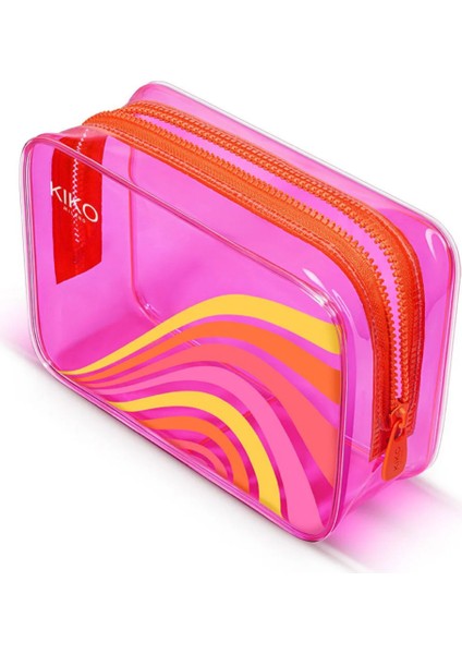 Şeffaf Çok Renkli Güzellik Çantası, Şık ve Kullanışlı Makyaj Çantası