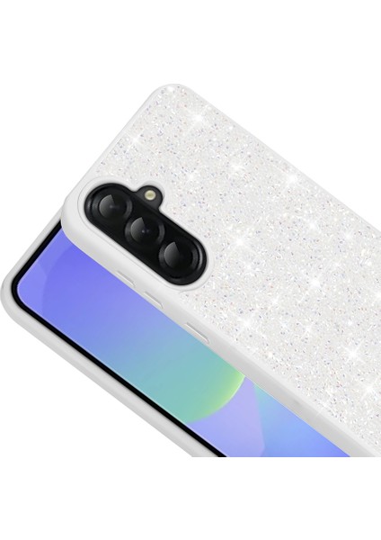 Samsung Galaxy A16 Uyumlu Kılıf Kamera Korumalı Parıldayan Taşlı Pırlanta Sert Slikon Kapak modelleri