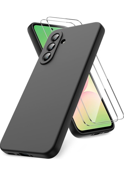 Samsung Galaxy A56 Uyumlu Ekran Koruyuculu Kılıf Çizilmez Içi Kadife Lansman Yumuşak Ince Kapak