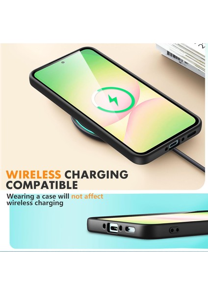 Samsung Galaxy A56 Uyumlu Ekran Koruyuculu Kılıf Çizilmez Içi Kadife Lansman Yumuşak Ince Kapak