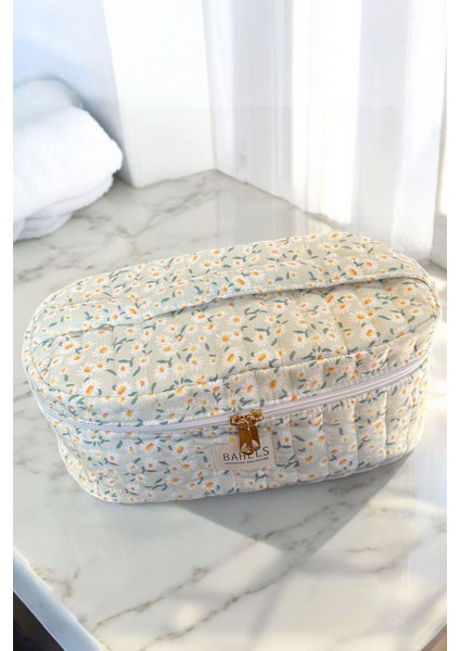 Genç Yeşil Çok Bölmeli Xl Seyahat Çantası, Saç Şekillendirici Uyumlu