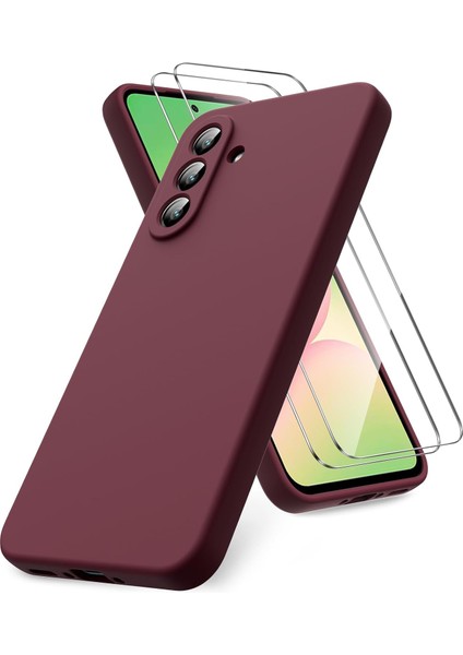 Samsung Galaxy A26 Uyumlu Ekran Koruyuculu Kılıf Çizilmez Içi Kadife Lansman Yumuşak Ince Kapak