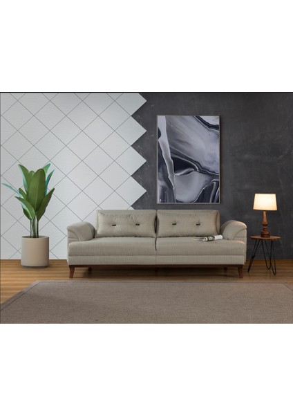 Didar Üçlü Yataklı Kanepe Açık Yeşil Kazayağı fiyatları