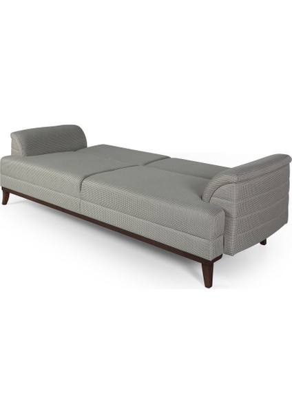 Didar Üçlü Yataklı Kanepe Açık Yeşil Kazayağı