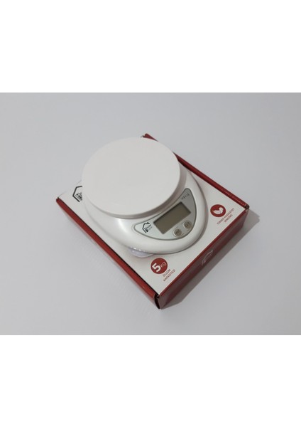 Dijital Mutfak Tartısı 5 Kg, Hassas Terazi, Güvenilir ve Şık Tasarım