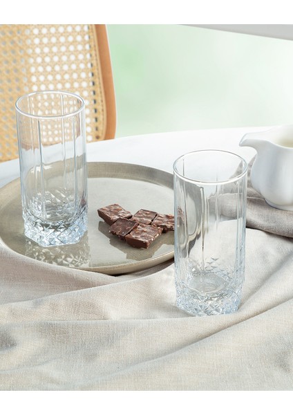 Şeffaf 4'lü Meşrubat Bardağı Seti, 440 Ml, Modern ve Şık Tasarım fiyatları