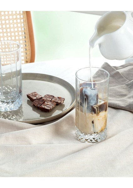 Şeffaf 4'lü Meşrubat Bardağı Seti, 440 Ml, Modern ve Şık Tasarım modelleri