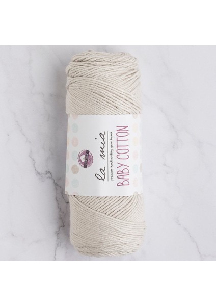 La Mia Baby Cotton Açık Gri El Örgü Ipi - L047 - 33624