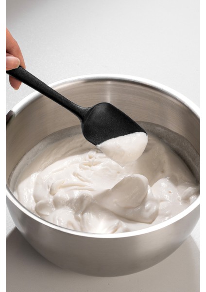 6 Parça Silikon Servis Takımı, Siyah, Dayanıklı ve Kullanışlı Set