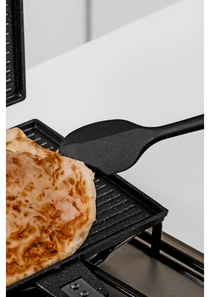 6 Parça Silikon Servis Takımı, Siyah, Dayanıklı ve Kullanışlı Set