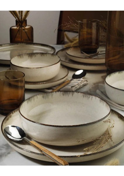 15 cm Tarçın Renkli Çorba Kasesi, 2'li Set fiyatları