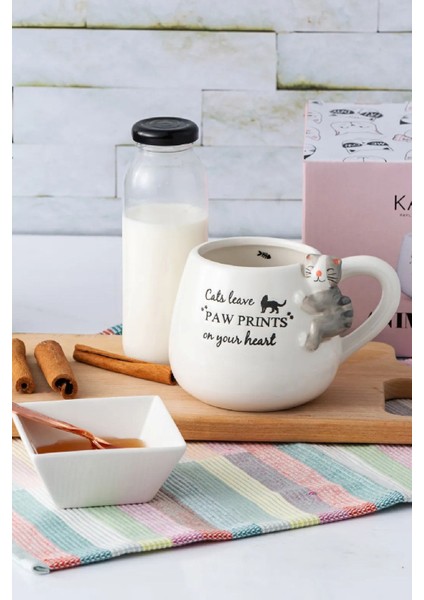 Sevimli Kedi Tasarımlı 465 ml Sıcak Soğuk Kupa fiyatları