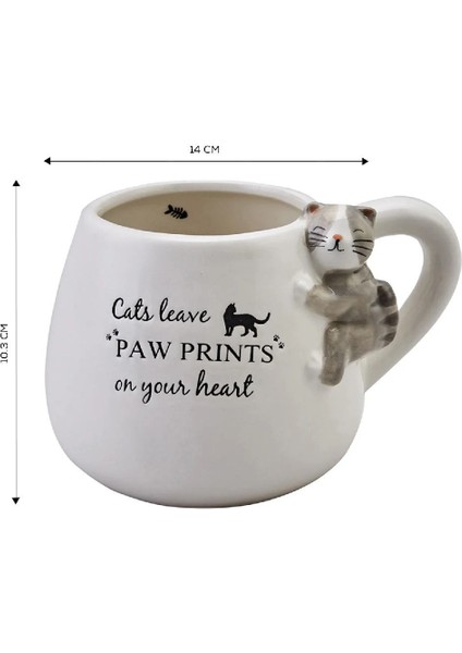 Sevimli Kedi Tasarımlı 465 ml Sıcak Soğuk Kupa fırsatları