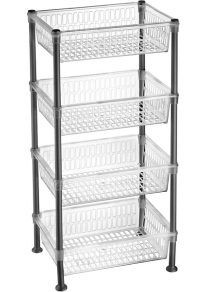 Şeffaf Dikdörtgen Saklama Kabı, Turuncu, Pratik ve Şık Tasarım