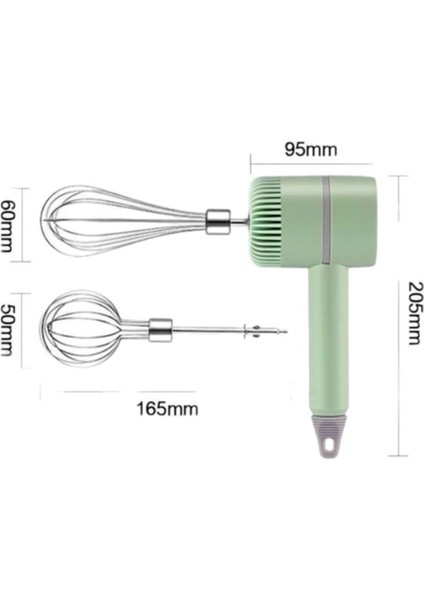 USB Şarjlı Elektrikli Çırpıcı, Pratik ve Kullanışlı Mutfak Yardımcısı fırsatları