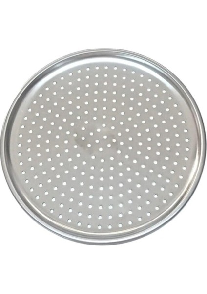 3'lü Lüx Çelik Delikli Pizza Tepsi Seti, 28, 32, 36 cm fiyatları