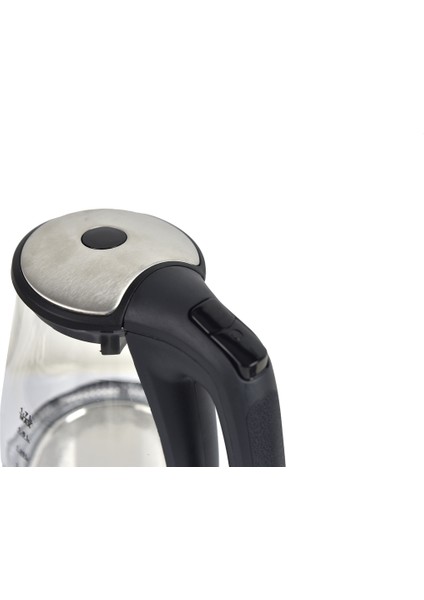 Şeffaf Cam Kettle 1,7 Litre, Beyaz, Şık ve Kullanışlı Elektrikli Su Isıtıcı indirimleri