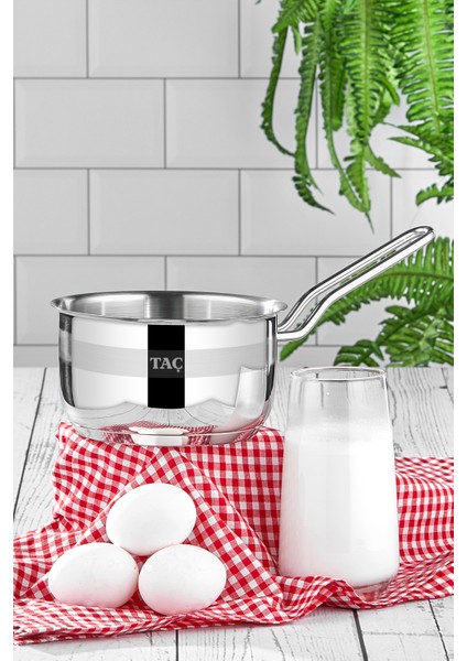 Paslanmaz Çelik Sütlük ve Sosluk, 1 Litre, 14 Cm, Dayanıklı ve Şık Tasarım fiyatları