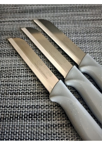 Parlak Gri Meyve Bıçakları Seti, 12 Parça, Şık ve Kullanışlı Tasarım fiyatları