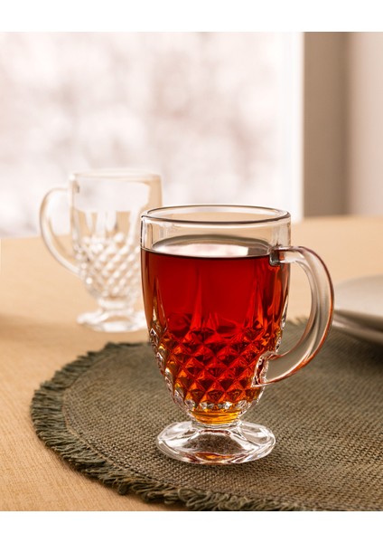 Beyaz 4'lü Çay Fincanı Takımı, Şık ve Kullanışlı Tasarım