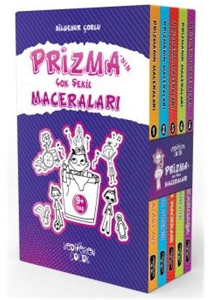 Prizma’nın Çok Şekil Maceraları Seti - 5 Kitap Takım