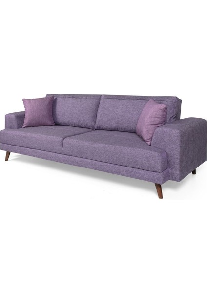 Bisno Yataklı Kanepe Keten Mor fırsatları