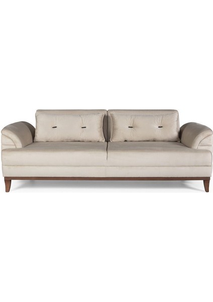 Didar Üçlü Yataklı Kanepe Babyface Krem modelleri