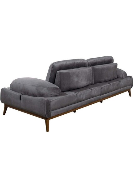 Elsan Üçlü Koltuk Babyface Gri