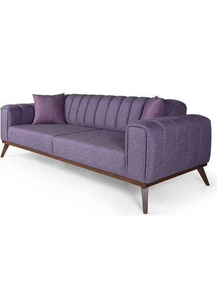 Ralve Yataklı Kanepe Keten Mor indirimleri