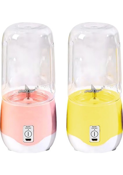 Taşınabilir Usb'li Çok Renkli Power Blender, Pratik ve Şarj Edilebilir