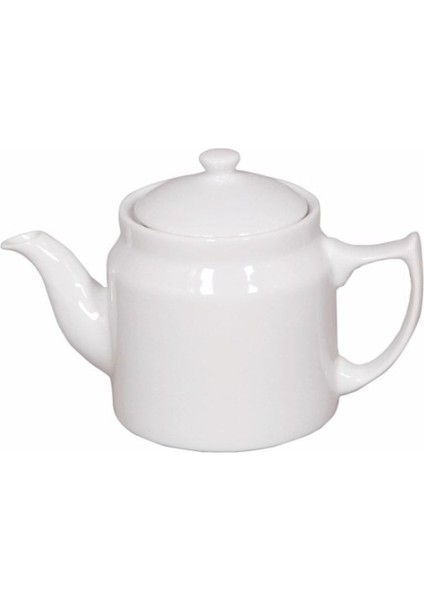 Beyaz Büyük Boy Porselen Demlik, Kaliteli ve Şık Tasarım