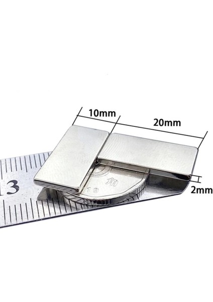 1 Adet 20X10X2 mm Neodyum Mıknatıs Köşeli Magnet N35 Nikel Kaplama Güçlü Kaliteli Dayanıklı fiyatları