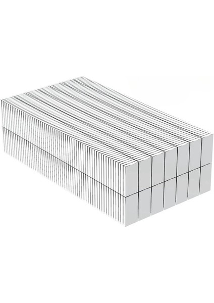 2 Adet 15X10X1.5 mm Köşeli Neodyum Mıknatıs N35 Magnet Dayanıklı Nikel Kaplama