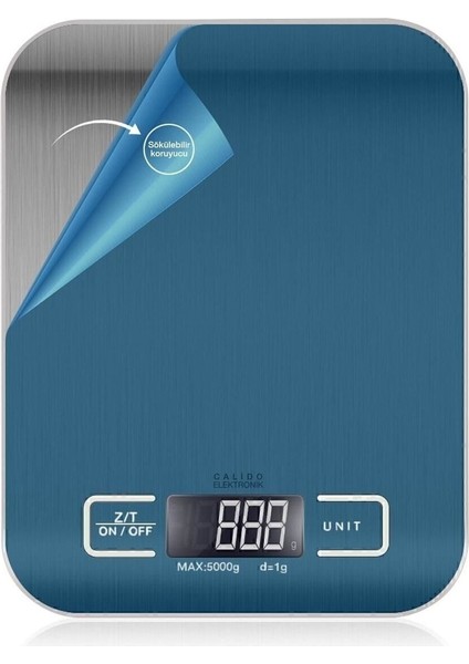 Hassas Dijital Mutfak Terazisi 5 kg Paslanmaz Çelik Pil Hediyesiyle fiyatları