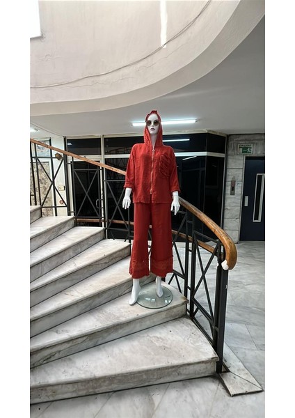 Italyan Bohem Kapüşonlu Ceket Fistolu Pantolon Takım fiyatları