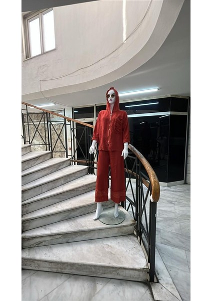 Italyan Bohem Kapüşonlu Ceket Fistolu Pantolon Takım modelleri