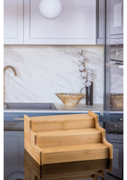 Üç Katlı Açılabilir Baharatlık, Pratik ve Şık Mutfağınıza Uygun