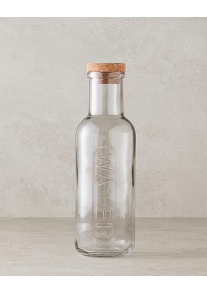 Şık Antrasit Cam Şişe, Dayanıklı ve Estetik Tasarım