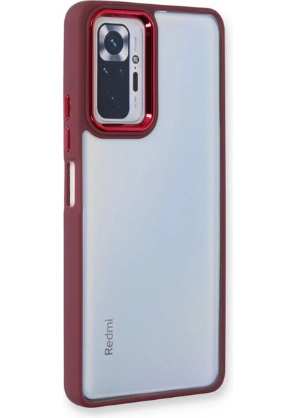 Xiaomi Redmi Note 10 Pro Kılıf Dora Kapak - Kırmızı