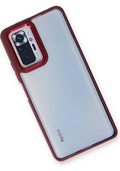 Xiaomi Redmi Note 10 Pro Kılıf Dora Kapak - Kırmızı modelleri