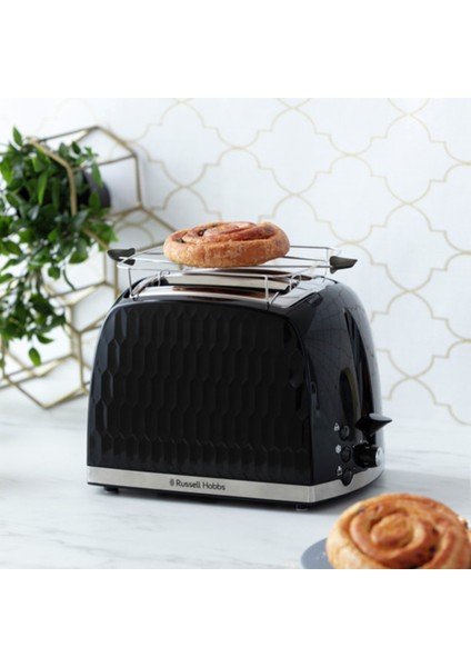 Siyah Renkli Yuvarlak Ekmek Kızartma Makinesi, Pratik ve Şık Tasarım