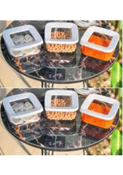 6'lı Set Baharat ve Erzak Kavanozu, 250 Ml, Şık ve Kullanışlı Saklama Çözümleri