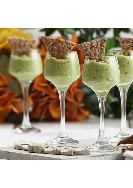 Turuncu 6'lı 80 ml Kahve Yanı Su Bardağı Seti