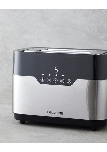 Dijital 5001 Ekmek Kızartma Makinesi, 920W, Siyah-Krom