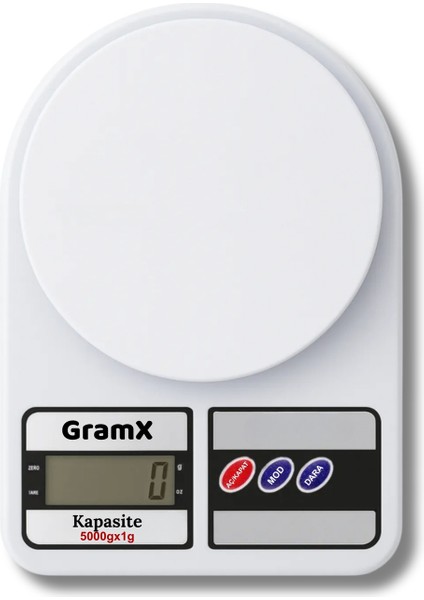 Beyaz Dijital Mutfak Tartısı, Hassas Ölçüm, LCD Ekranli, Kolay Kullanım fiyatları