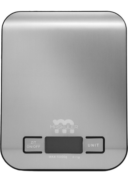 Dijital Mutfak Tartısı 10KG/1G Hassasiyet, A+ Kalite, 2 Yıl Garantili, Gri fiyatları