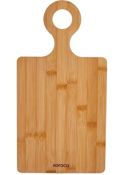 Iki Adet Doğal Bambu Kesme Tahtası, 33 ve 39 Cm, Şık Kahverengi Renkli Set